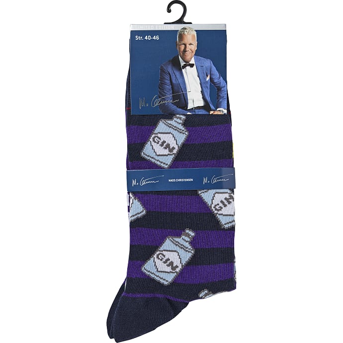 Mads Christensen Herrestrømper str. One Size Lilla