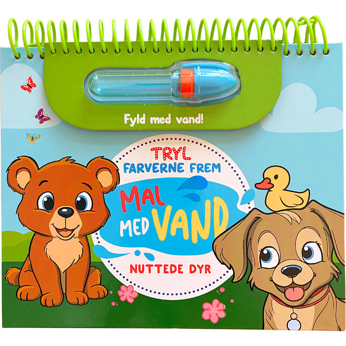 Forlaget Tukan Mal med vand - Nuttede dyr