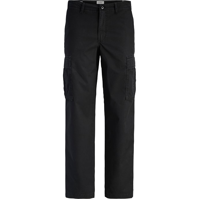 JJ REBEL Herre Cargobukser Relaxed Fit Sort