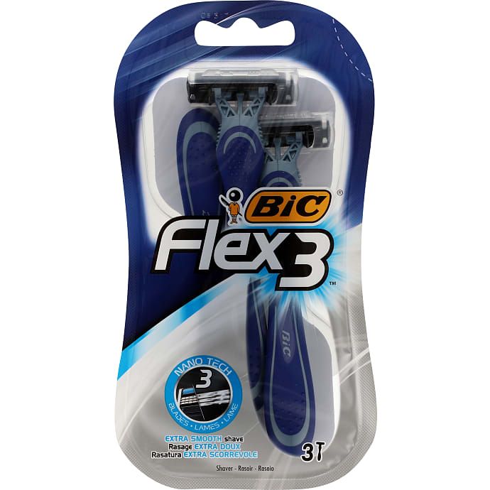 BIC Barberskraber 3-blads med aloe vera og mandelolie 3 stk