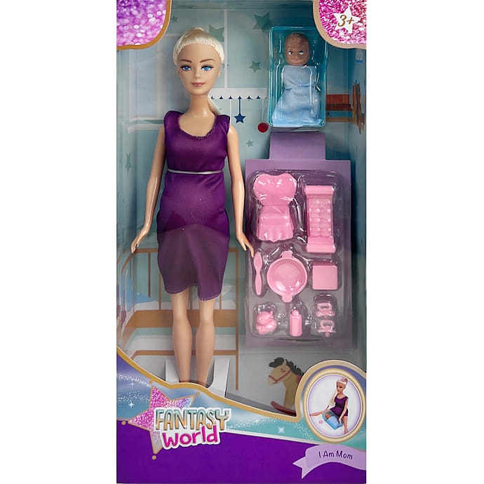 Fantasy World gravid mor dukke