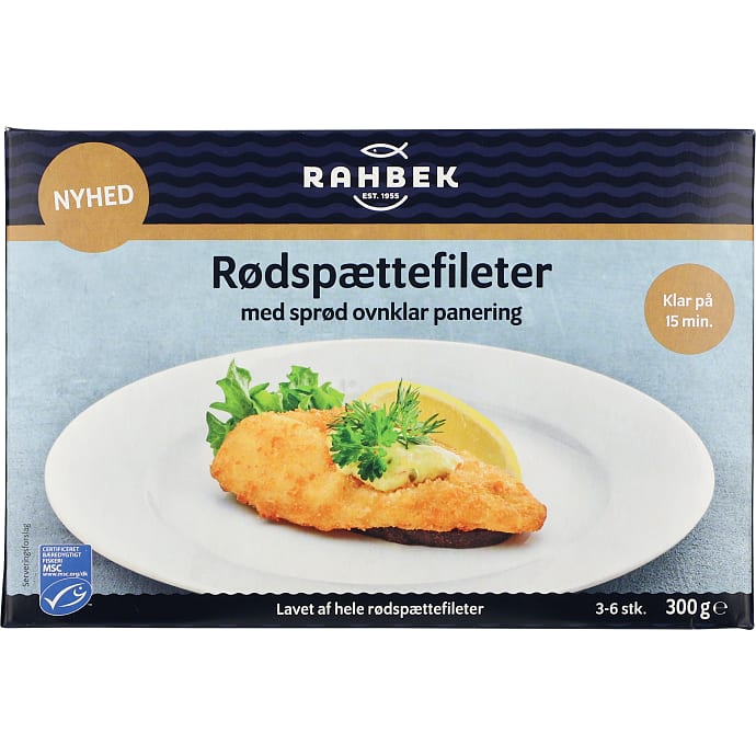 Panerede rødspættefileter