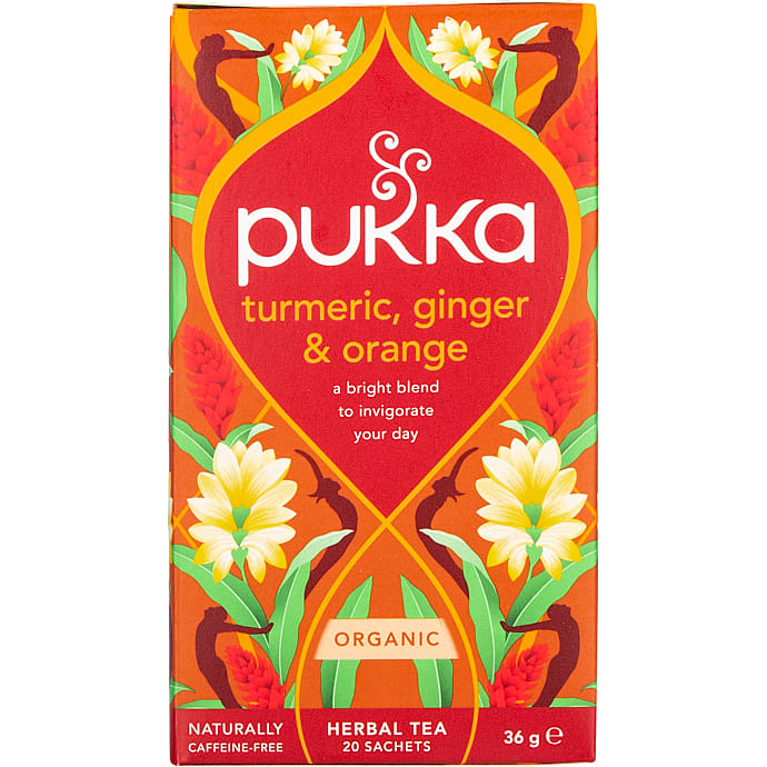 Pukka Urtete med gurkemeje, ingefær og galangarod økologisk 20 g