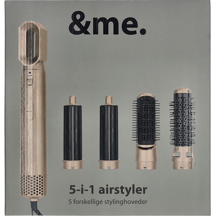 &me 5-i-1 airstyler - guldbrun