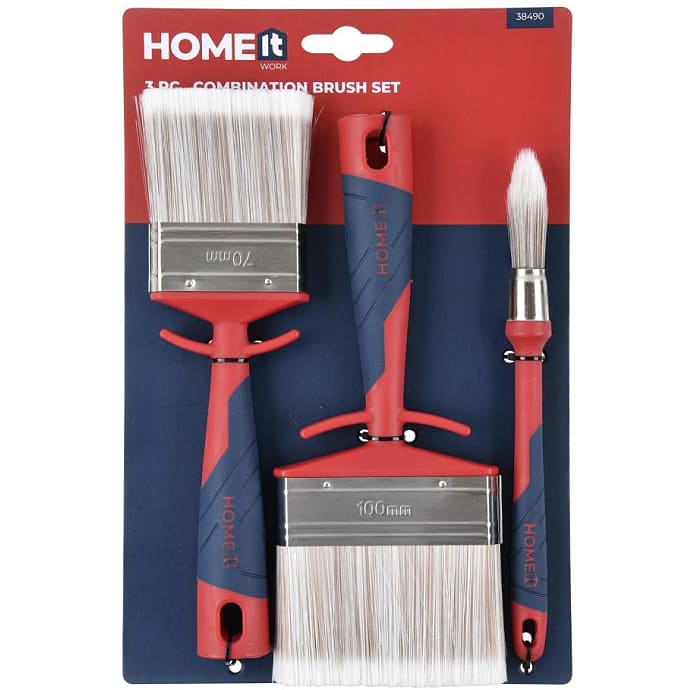 Home It Rund- og Flad Penselsæt 3 dele