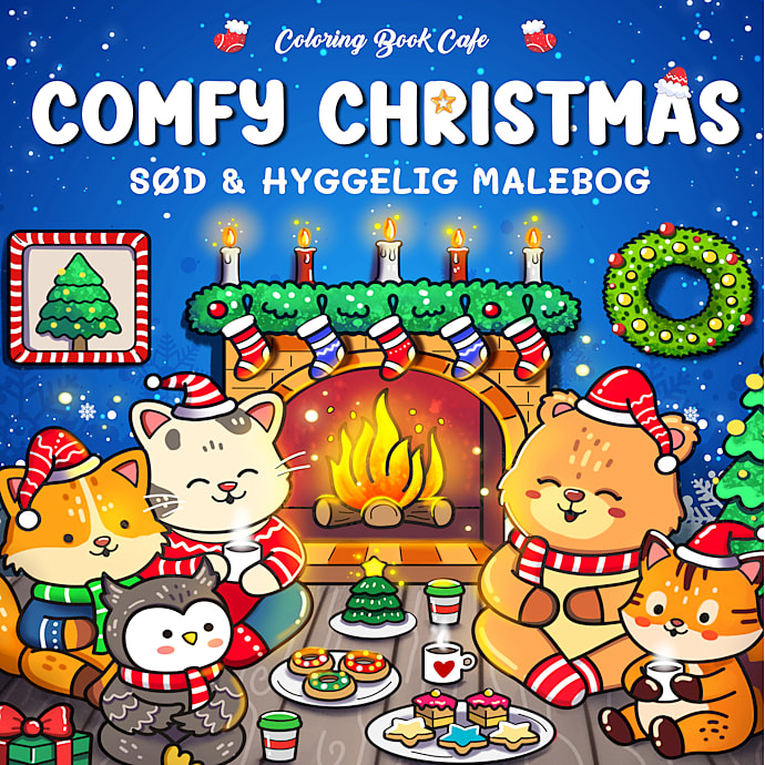 Legind Coloring Book Café Christmas