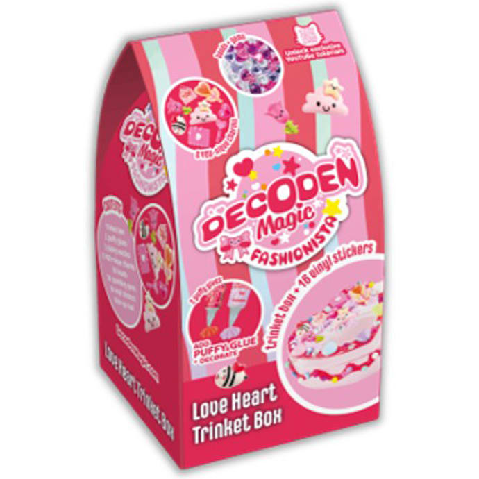 Decoden Magic Love Heart trinket box