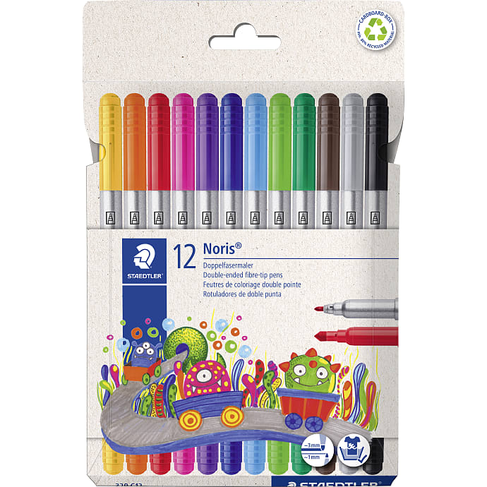 Staedtler Noris Tuscher 12-pak Assorteret