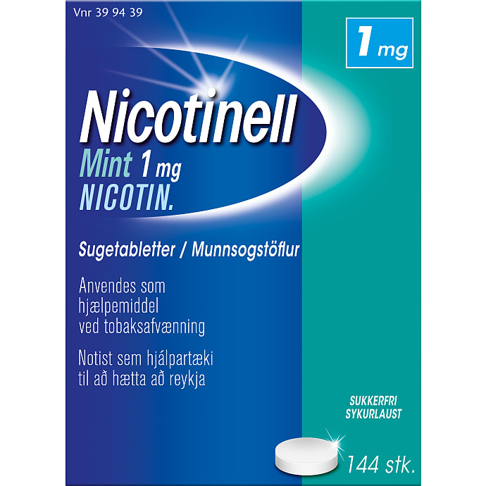 Nikotinsugetabletter Mint sukkerfri
