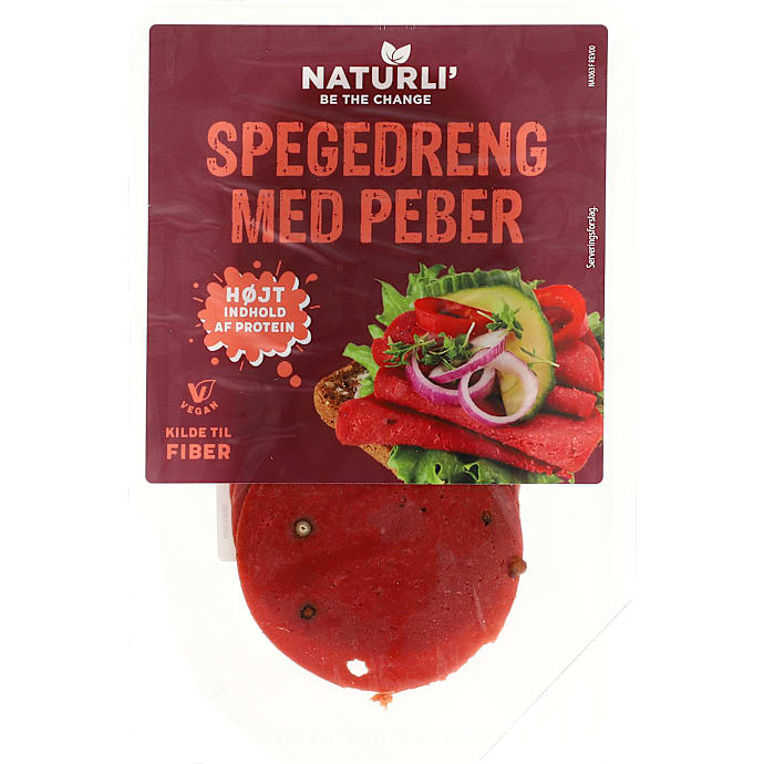 Naturli' Plantebaseret Spegepølse med Peber