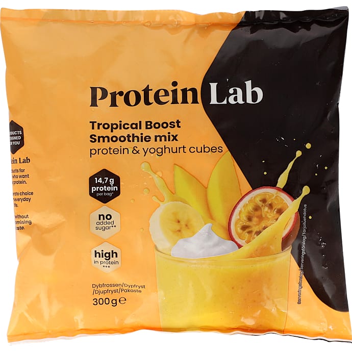 Protein Lab Smoothieblanding Banan Mango Passionsfrugt