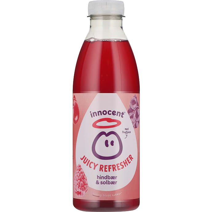 Juice m. hindbær og solbær