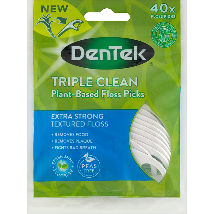 Dentek Tandstikker med Tandtråd Menthol