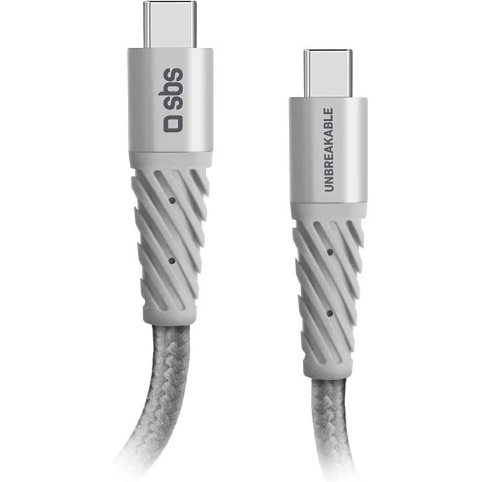 SBS Lightning Kabel 1,5 m Sølvfarvet