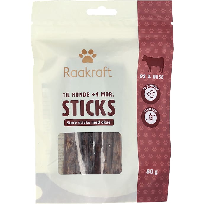 Raakraft Tykkepinde med Okse