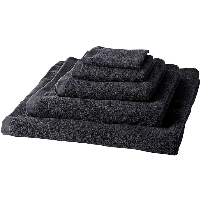 MAISON håndklæde 30x50 cm - sort