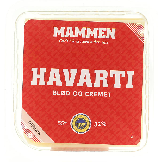 Havarti mellemlagret 32% fedt