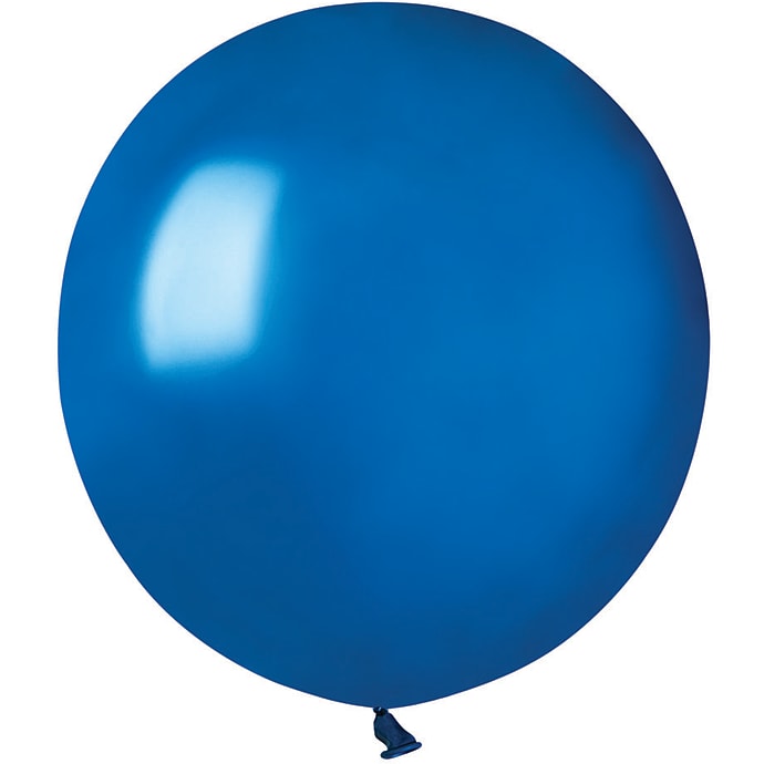 Latexballoner 48 cm 3-pak metallic mørkeblå