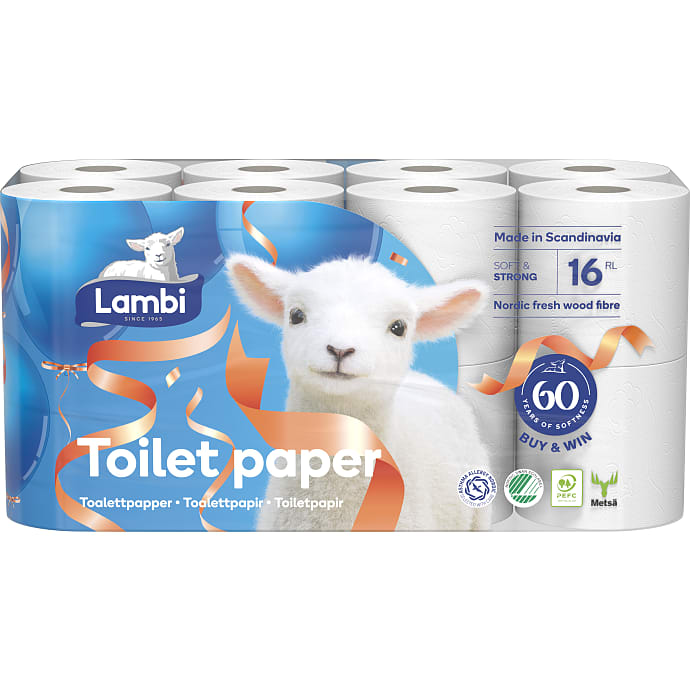 Toiletpapir 3-lags