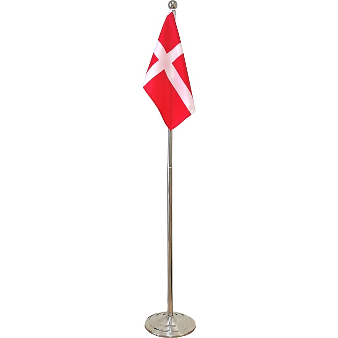 Metal Gulvflag Dannebrog Stk