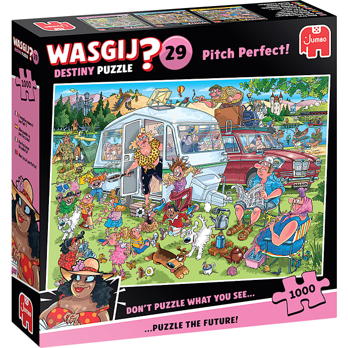 Wasgij campingferie puslespil - 1000 brikker – produktbillede