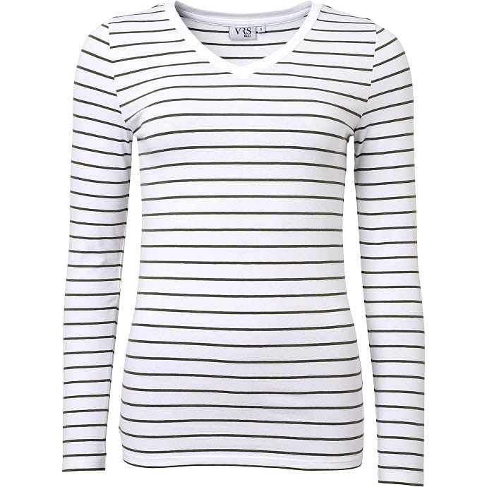 VRS dame T-shirt str. 2XL - oliven