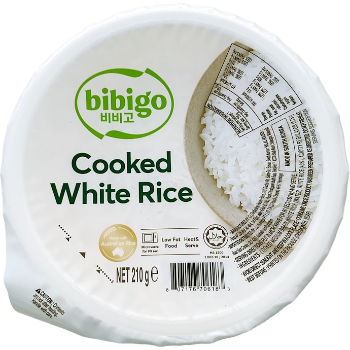 Bibigo Kogte Hvide Ris