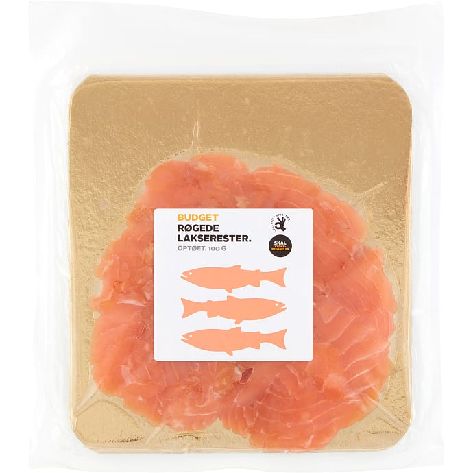 Budget Koldrøgede lakserester 100 g