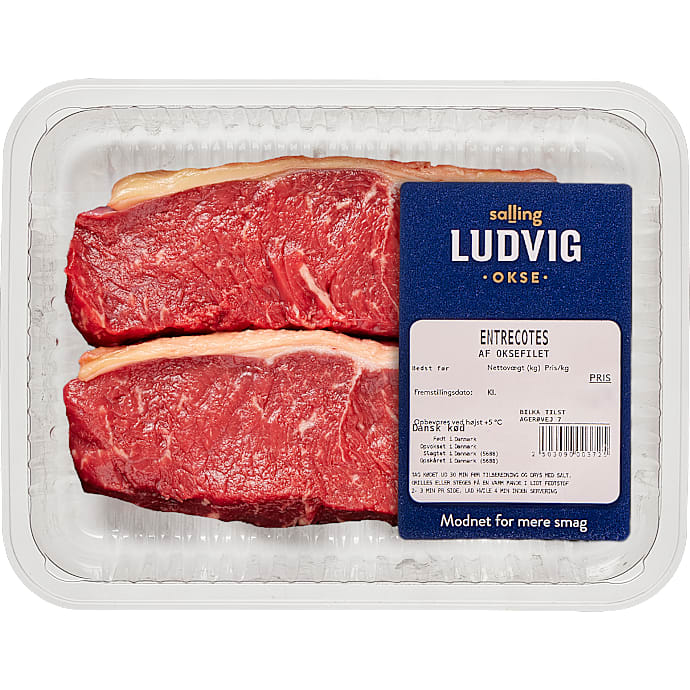 Ludvig Entrecotes af filet