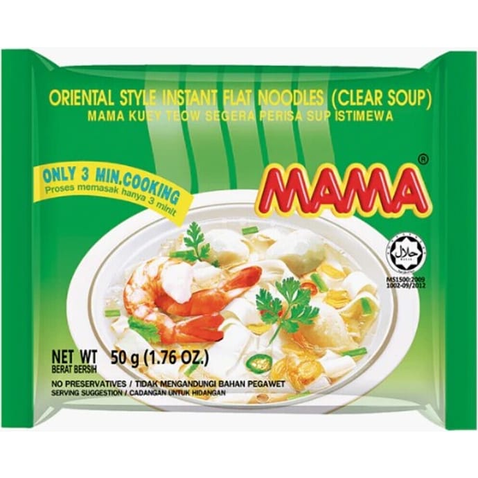 Instant nudler m. klar suppe