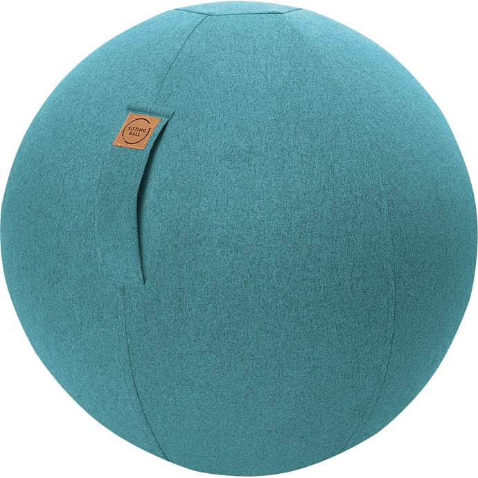 SittingBall Siddebold i filt lyseblå