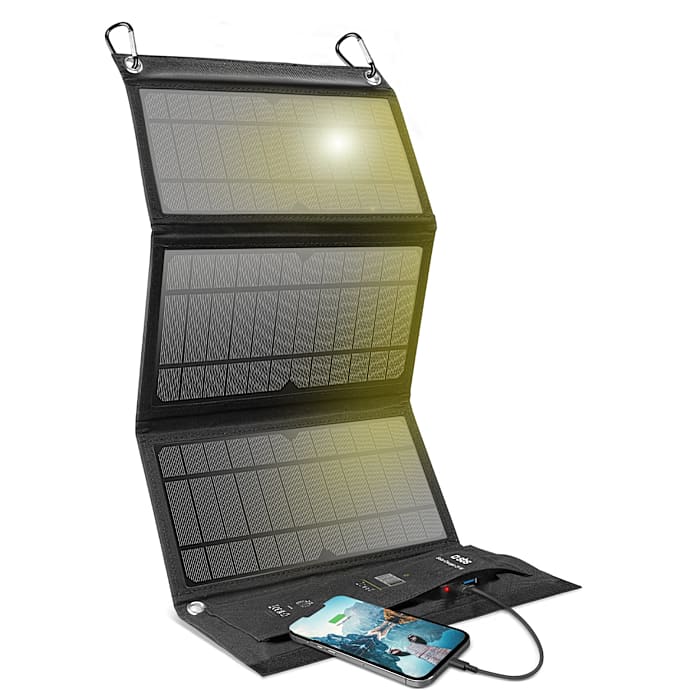 SBS Transportabelt solpanel 21W sort