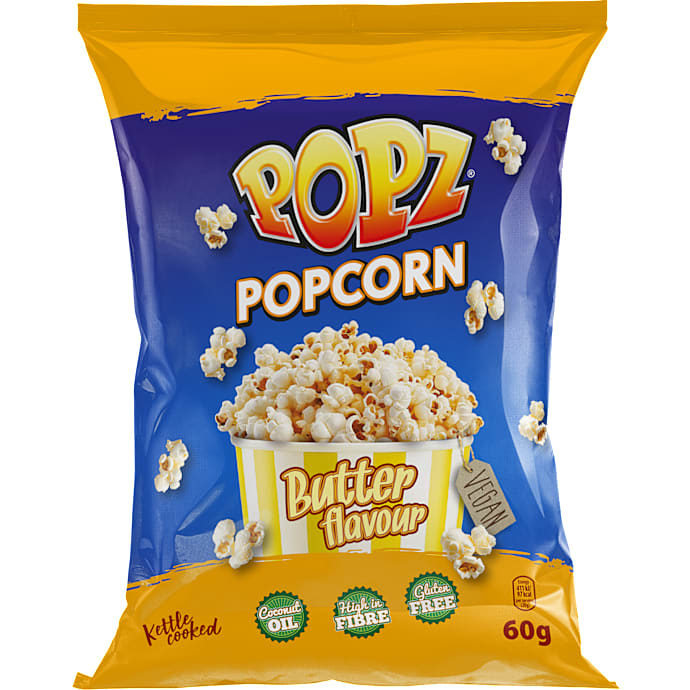 Popcorn m. smørsmag