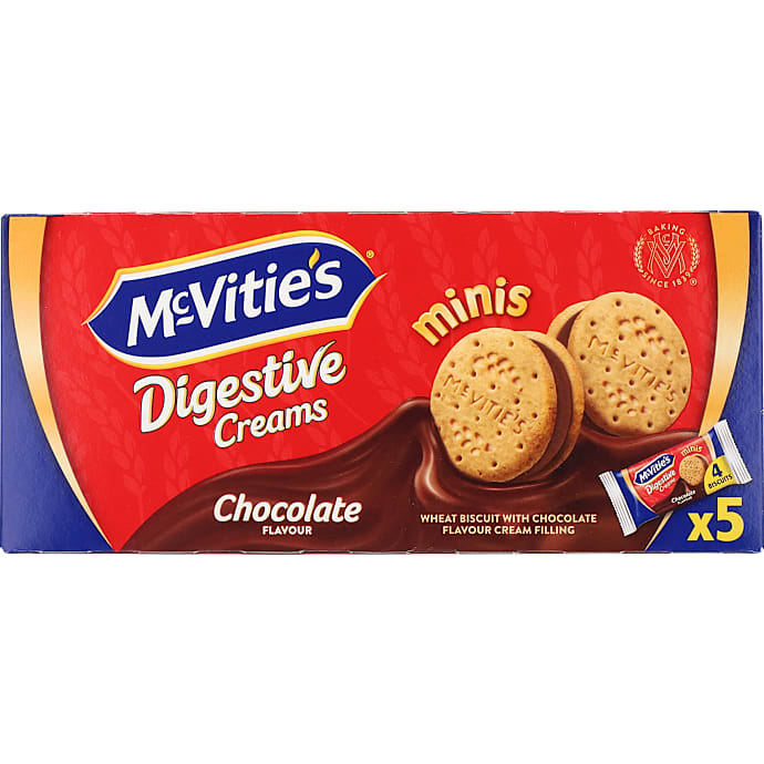 Mini digestive creams m. chokolade