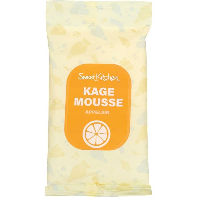 Kagemousse m. appelsinsmag