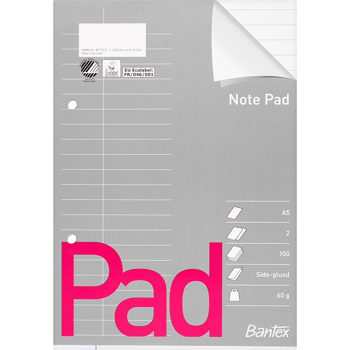 Bantex GL2 A5 Notesbog