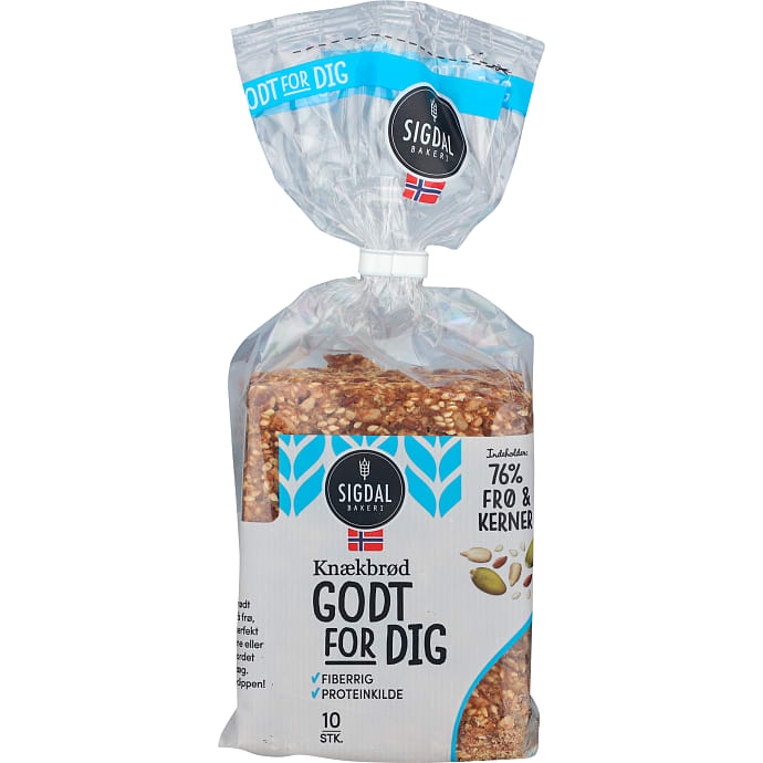 Knækbrød m. frø og kerner