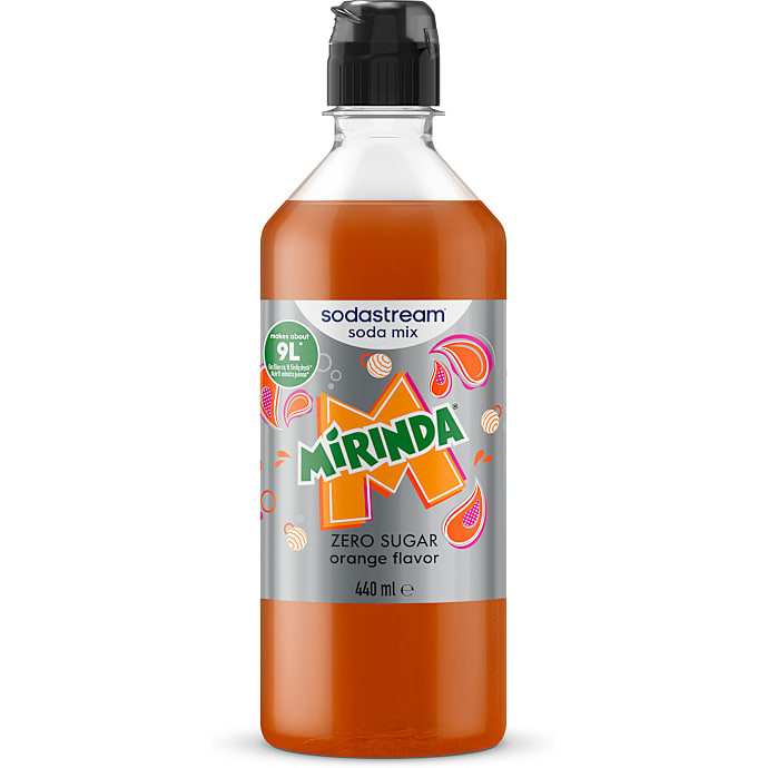 Mirinda appelsin zero sugar soda mix