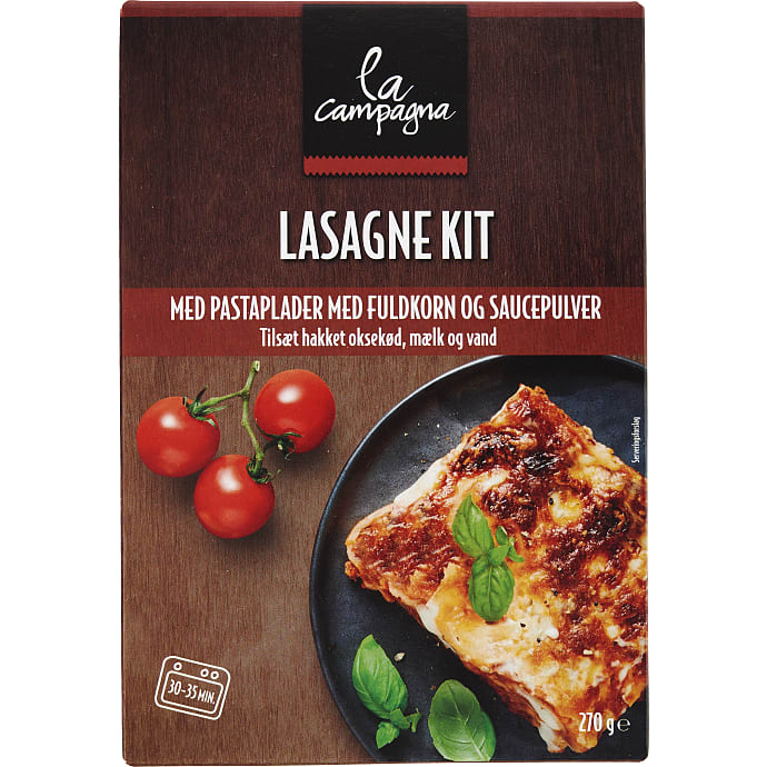 Fuldkorns Lasagne