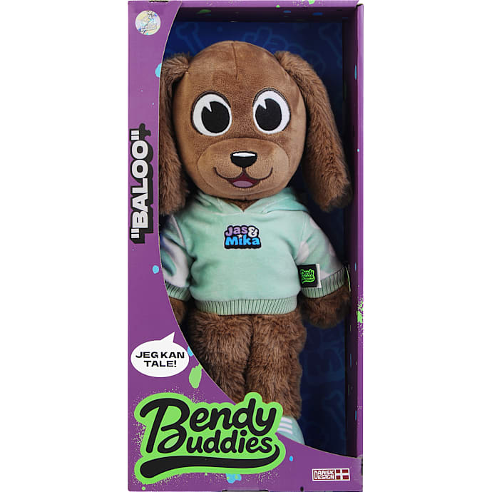 Bendy buddies Baloo hunde bamse 40 cm