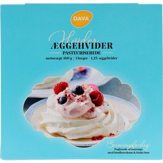 Pasteuriserede æggehvider
