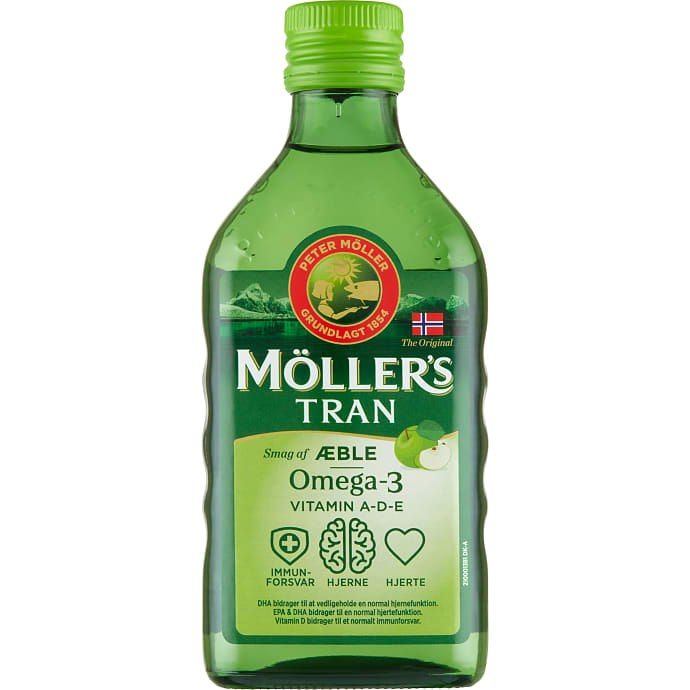 Möller's Flydende Tran med Æblesmag 250 ml