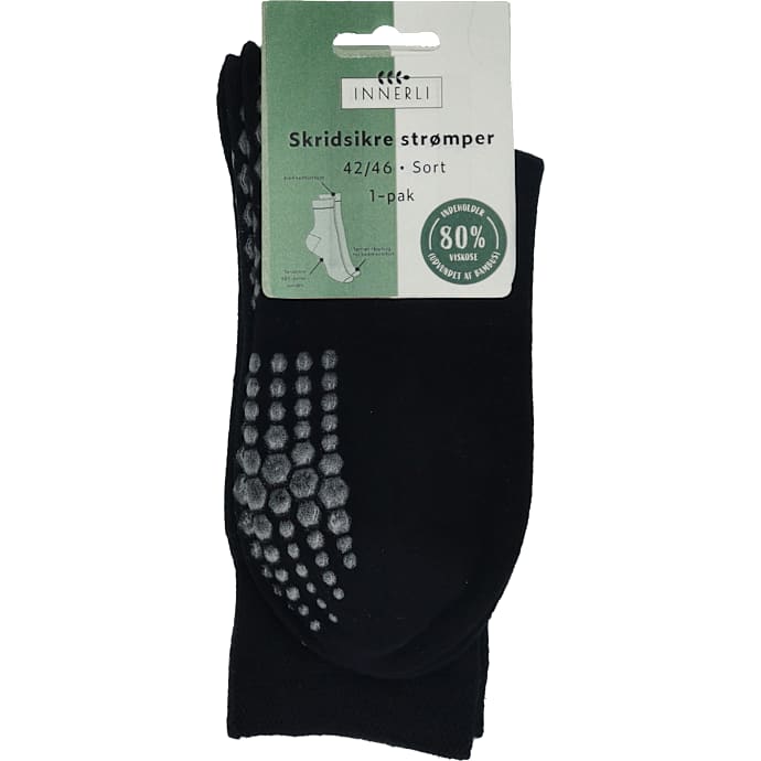 Innerli herre abs strømpe 42/46 bambus