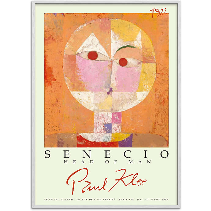 Citatplakat Senecio Paul Klee