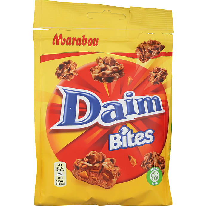 Mælkechokolade m. daim