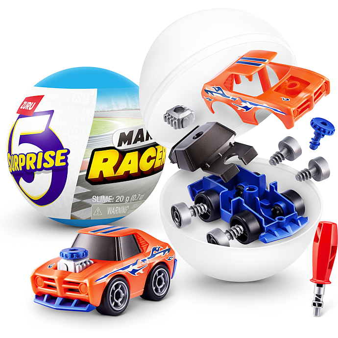 5 Surprise Make A Racer - flere varianter - assorteret