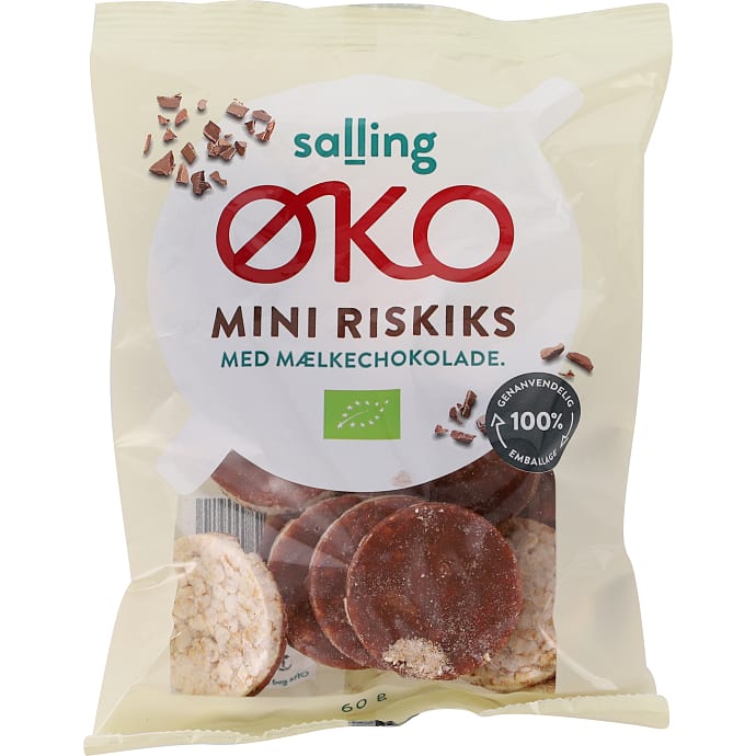 Mini riskiks m. chokolade øko