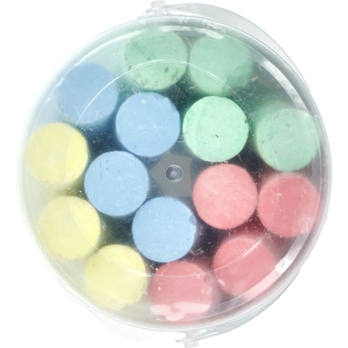 Spinout gadekridt i spand 15 stk.