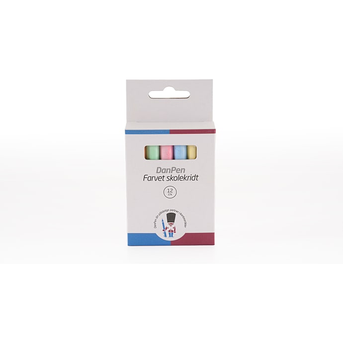 Danpen Skolekridt Flere Farver