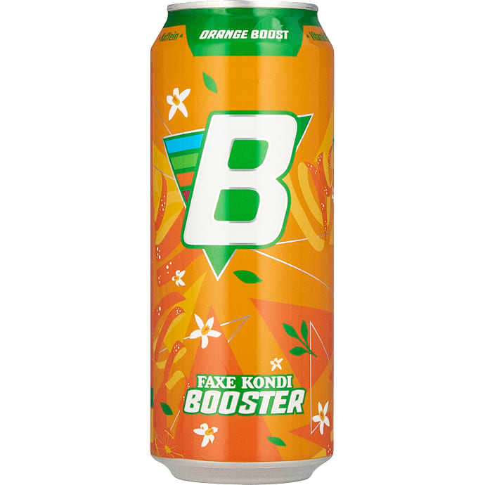 Energidrik m. appelsin- og mandarinsmag